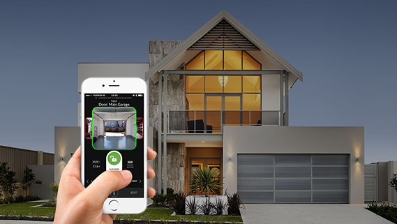 ĐỘT PHÁ CÔNG NGHỆ CỬA CUỐN THÔNG MINH 2 điều khiển cửa cuốn thông minh bằng app điện thoại