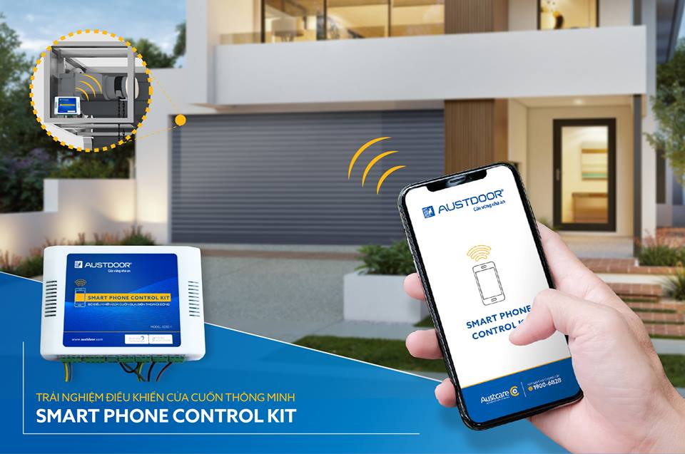 BẢNG GIÁ CỬA CUỐN ĐỨC 2021 - VIỆT MINH LONG 20 điều khiển cửa cuốn bằng điện thoại di động