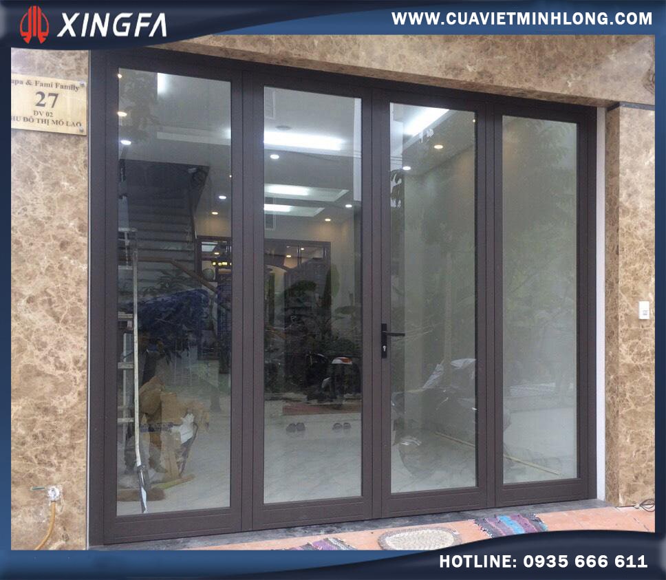 Tổng hợp những mẫu cửa nhôm được ưa chọn năm 2022 7 Cửa nhôm kính xingfa - Việt Minh Long