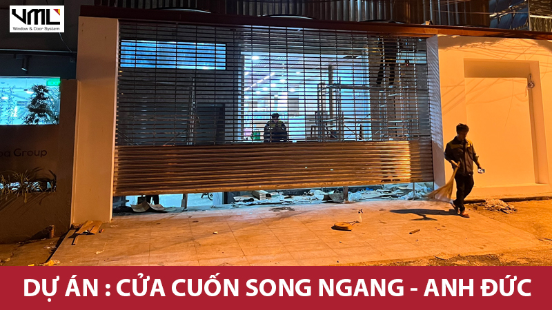 Dự án : CỬA CUỐN SONG NGANG - CĂN HỘ A Đức Quận 2 1