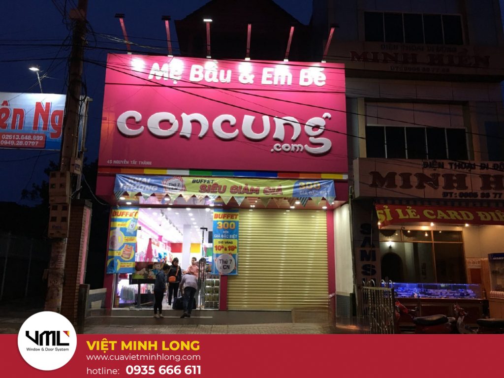 Cửa cuốn tấm liền của con cưng