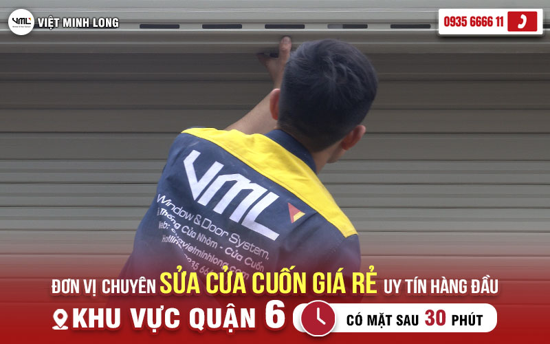 VIỆT MINH LONG – ĐƠN VỊ CHUYÊN SỬA CỬA CUỐN GIÁ RẺ, UY TÍN HÀNG ĐẦU KHU VỰC QUẬN 6 1