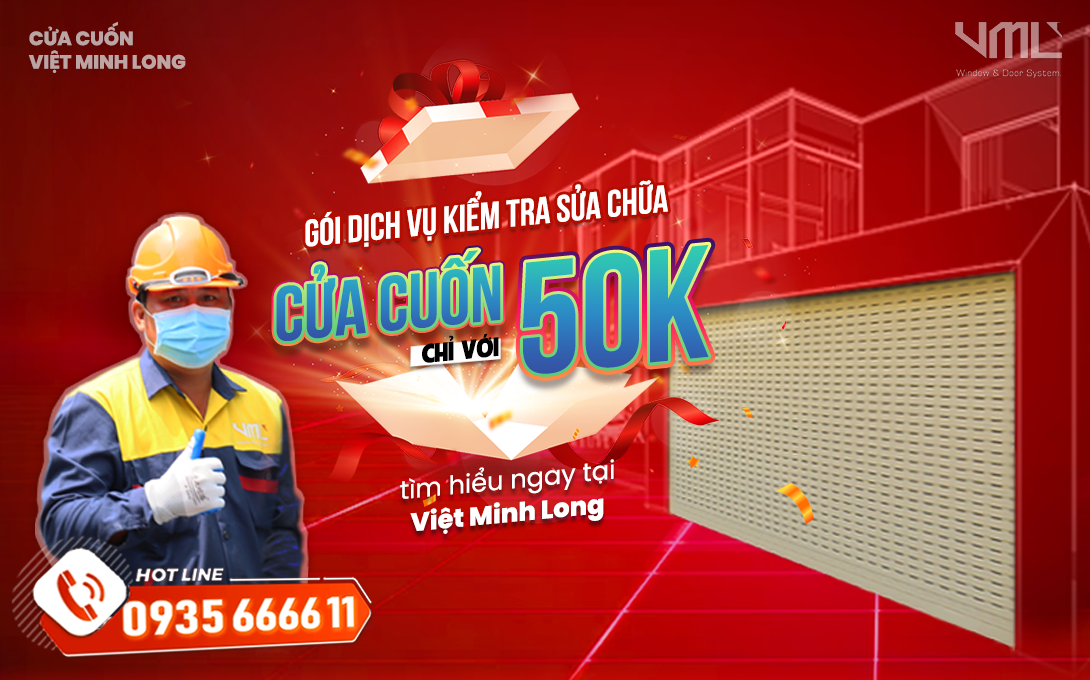 KIỂM TRA SỮA CHỮA CỬA CUỐN CHỈ VỚI 50.000 VNĐ 1