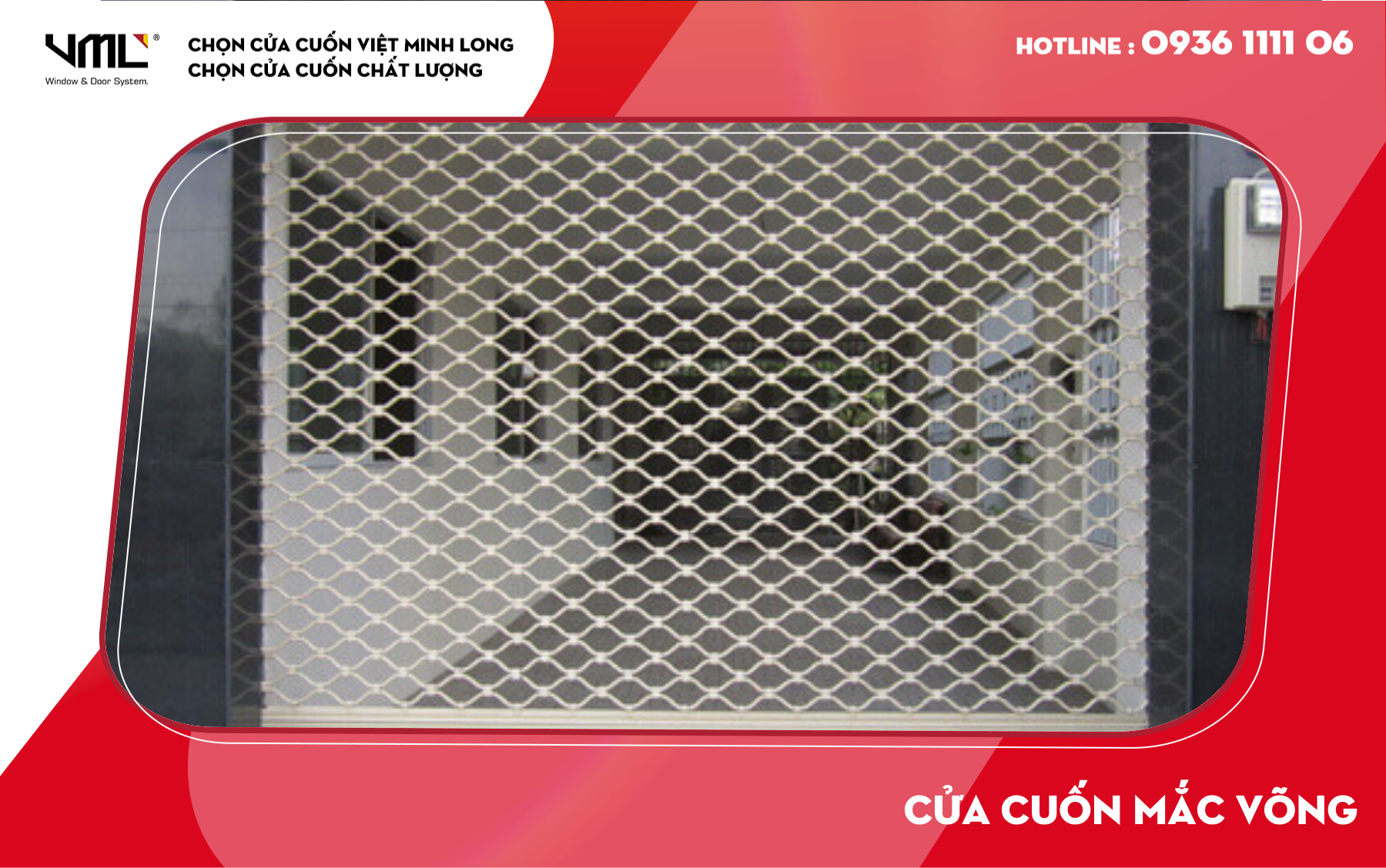 NHÀ PHỐ THÌ NÊN LẮP CỬA CUỐN NHƯ THẾ NÀO? 04 MẪU CỬA CUỐN DÀNH CHO NHÀ PHỐ 6 Cửa cuốn mắc võng