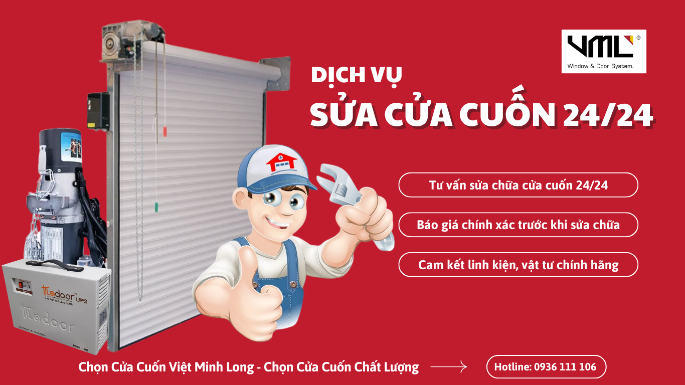 SỬA CỬA CUỐN UY TÍN 24/24 4 SỬA CỬA CUỐN VIỆT MINH LONG