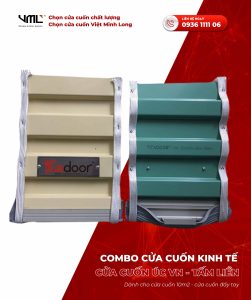 Combo cửa cuốn kinh tế 3