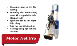 MOTOR CỬA CUỐN CÓ NHỮNG LOẠI NÀO? 04 DÒNG MOTOR ĐÁNG DÙNG NHẤT 6 Motor net pro