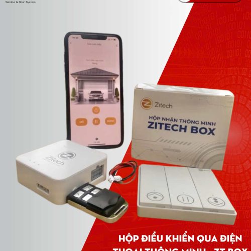 Điều khiển cửa cuốn bằng điện thoại ZT Box