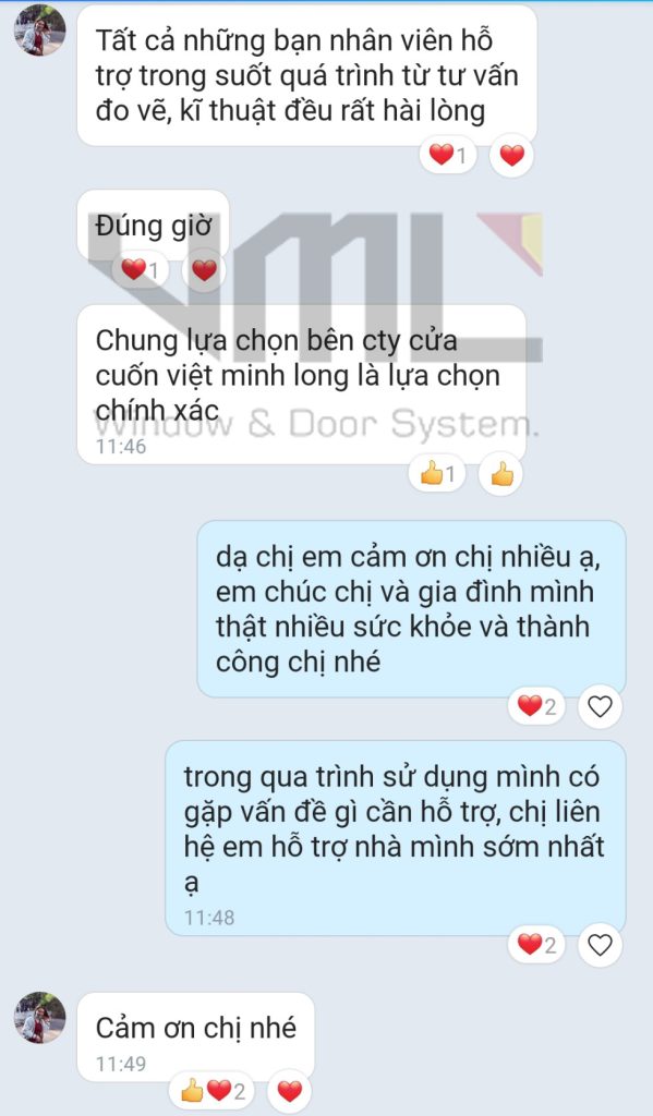 Đánh giá của khách hàng về cửa cuốn nhà phố