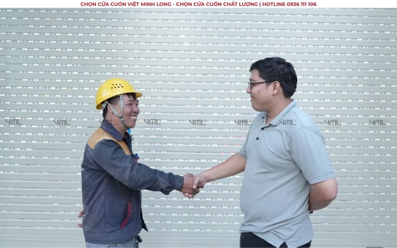Mẫu cửa cuốn khe thoáng