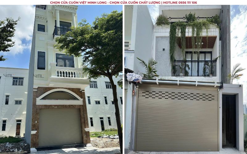 Mẫu cửa cuốn khe thoáng